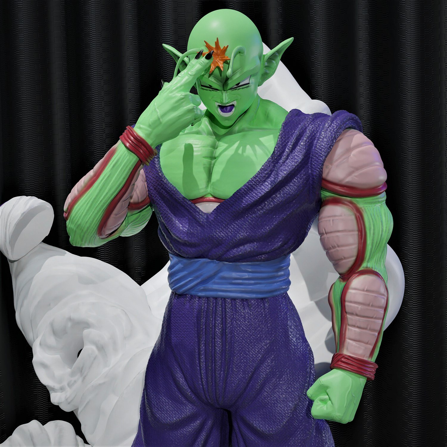 Piccolo Various Pose from Dragonball STL FILE 3D model