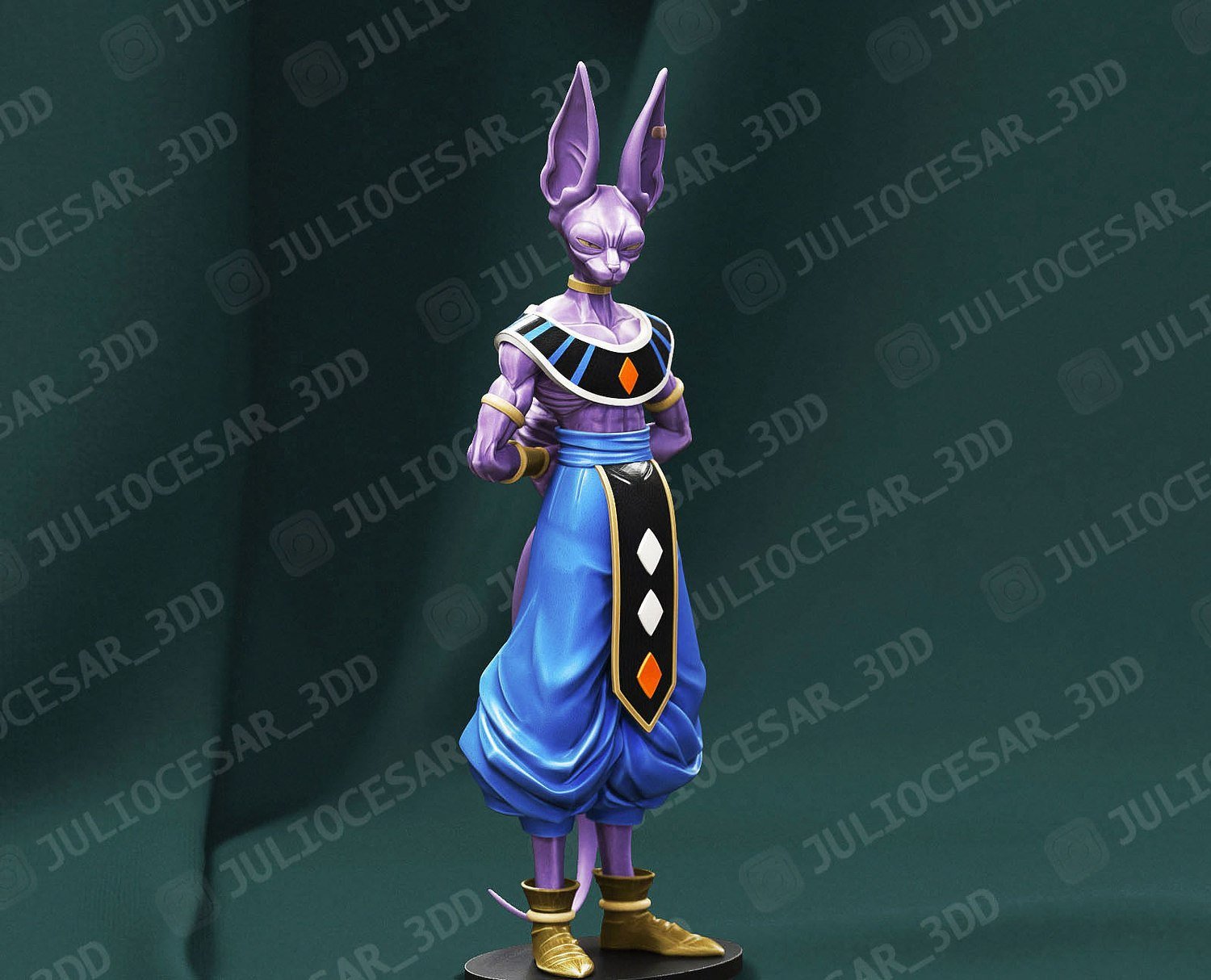 Beerus sama from DragonBall STL FILE 3D model