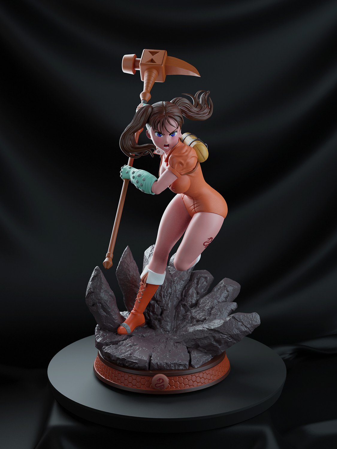 Diana from Seven Deadly Sins STL FILE 3D model