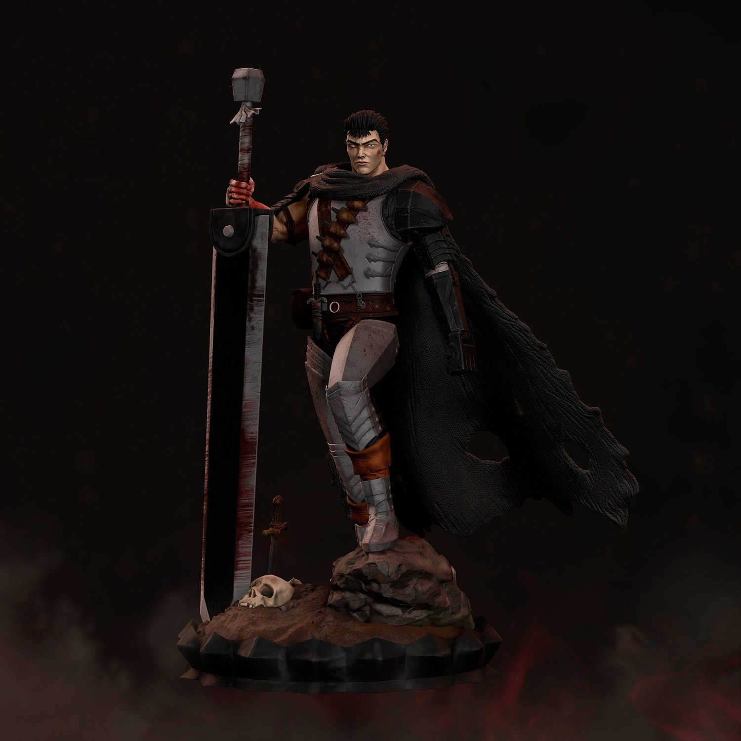 Guts - Berserk Fanart STL FILE 3D model
