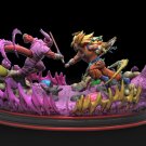 Janemba vs Goku Diorama STL FILE 3D model