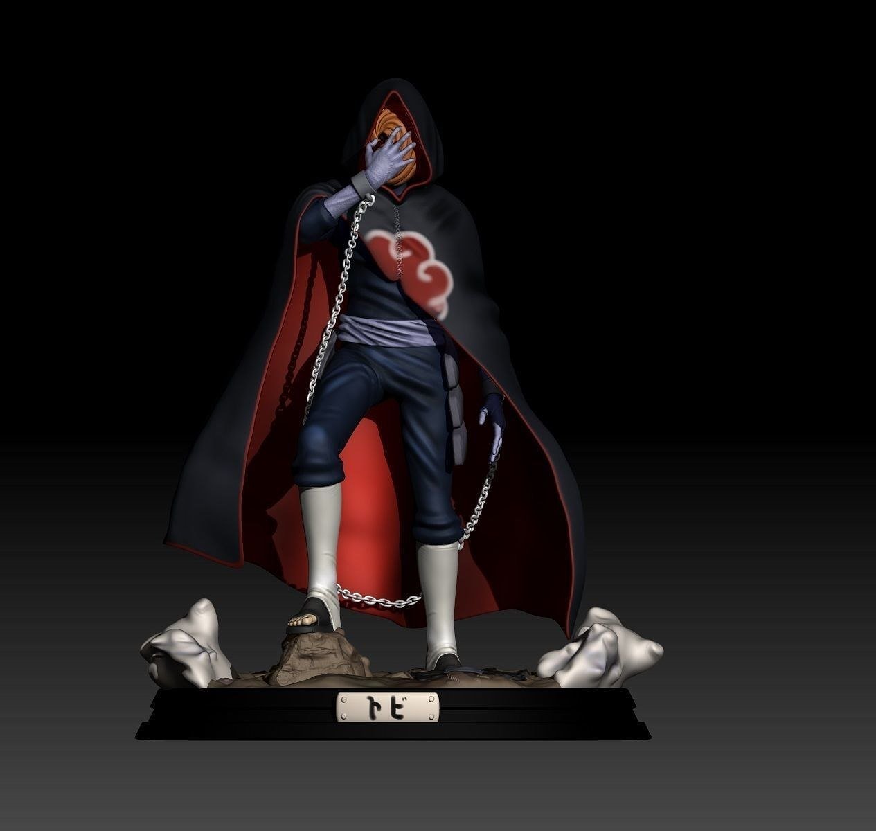 Obito Uchiha From Naruto STL FILE 3D model