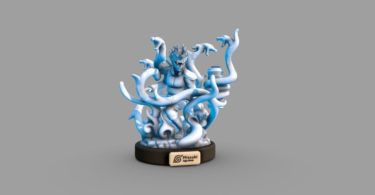 Mitsuki Sage from Naruto Anime STL FILE 3D model