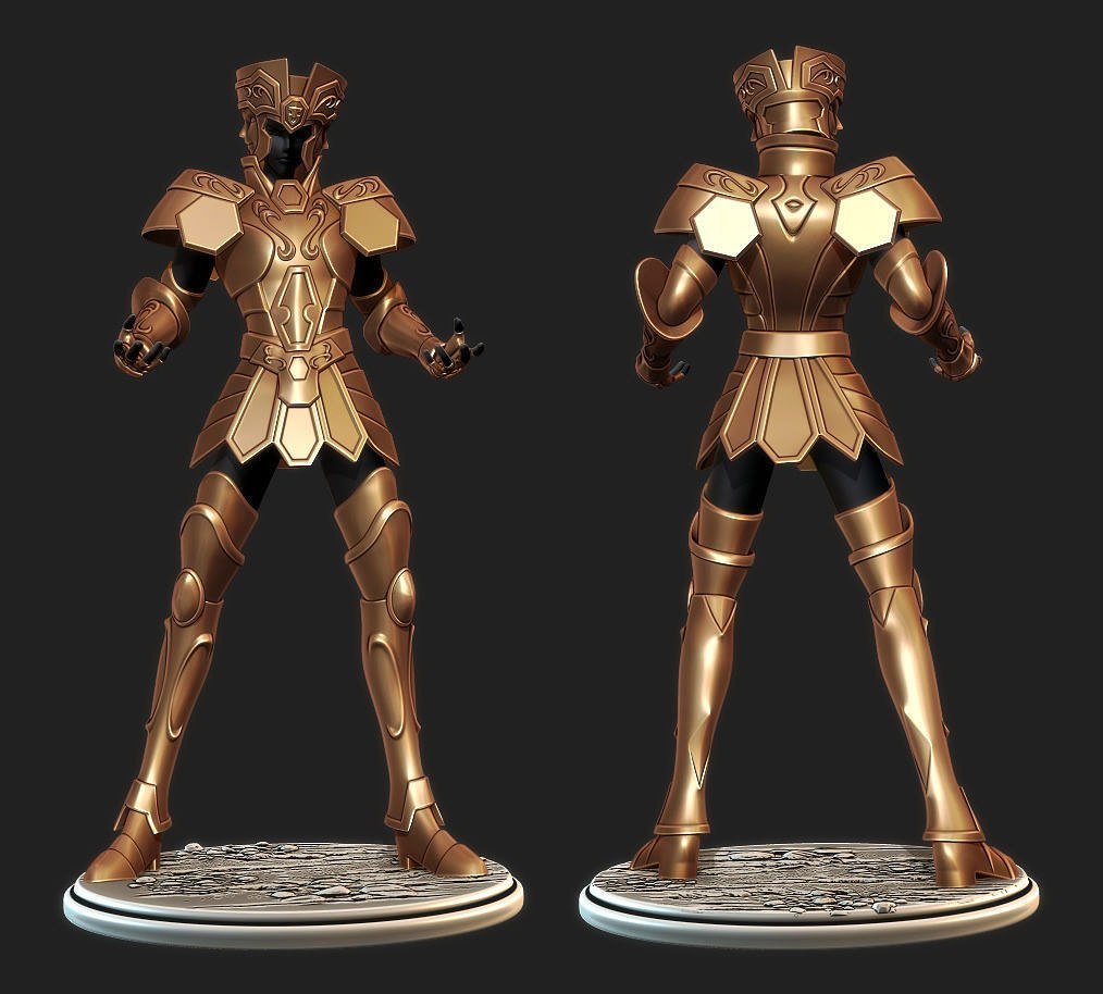 Saint Seiya Saga Gemini Ghost STL FILE 3D model