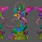 Diorama Angewomon - Digimon Adventure Fanart STL FILE 3D model