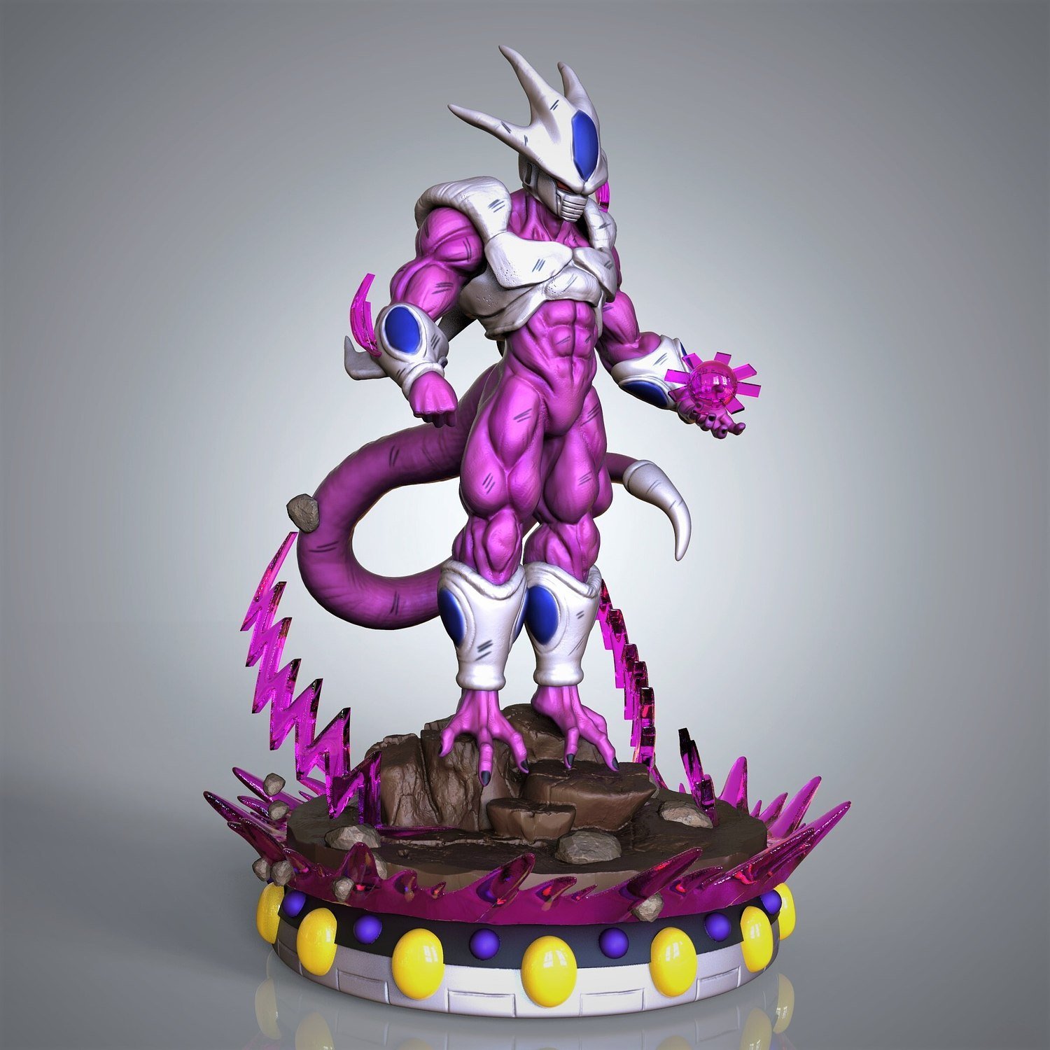 Cooler from Dragonball STL FILE 3D model