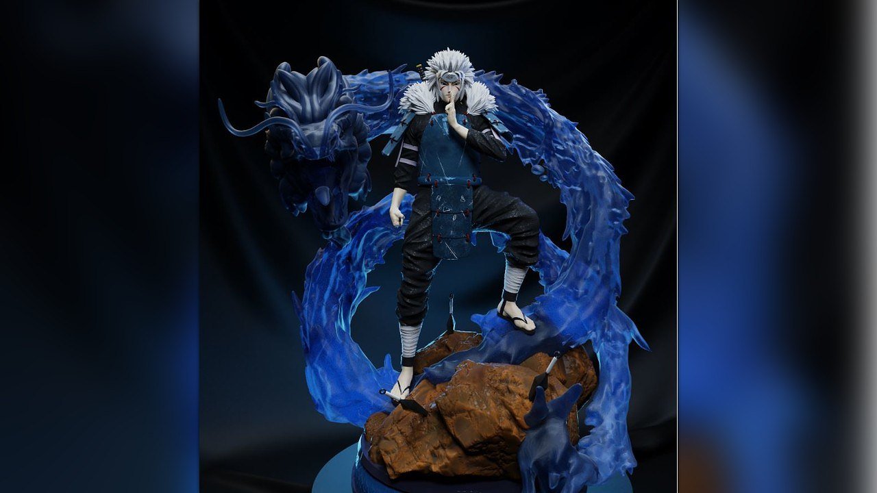 Tobirama Senju from Naruto Anime STL FILE 3D model