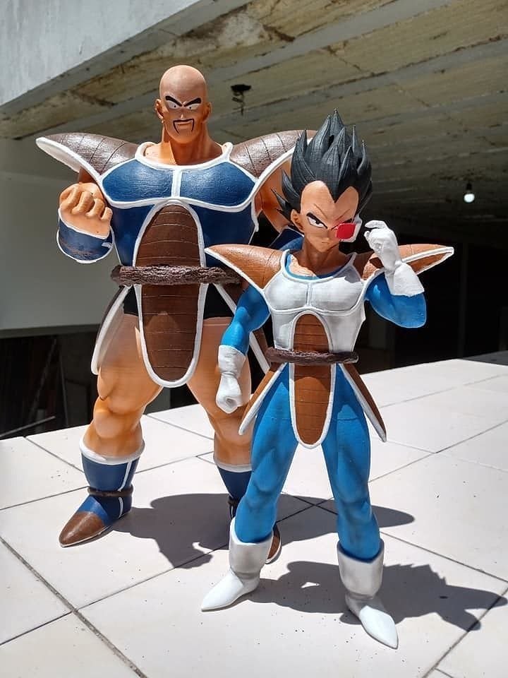 Vegeta and Nappa from Dragonball STL FILE 3D model