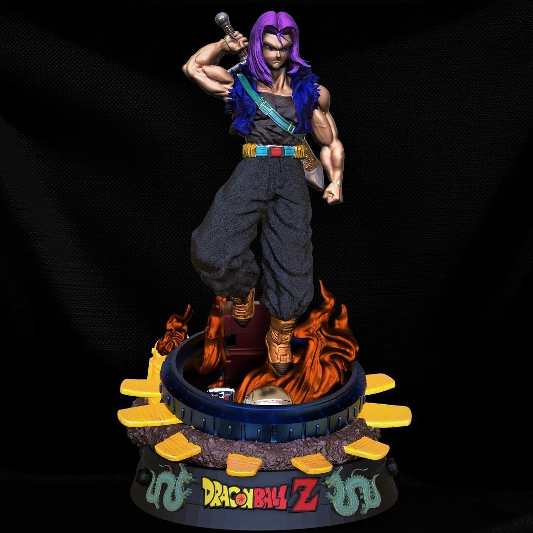 Trunk Future From Dragonball STL FILE 3D model