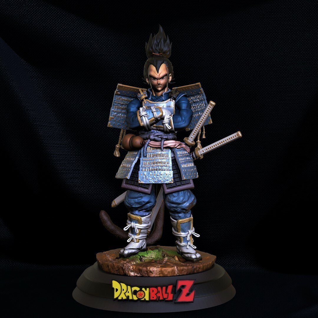 Vegeta Shogun From Dragonball STL FILE 3D model