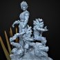 Gohan Transformation Diorama STL FILE 3D model
