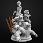 Gohan Transformation Diorama STL FILE 3D model