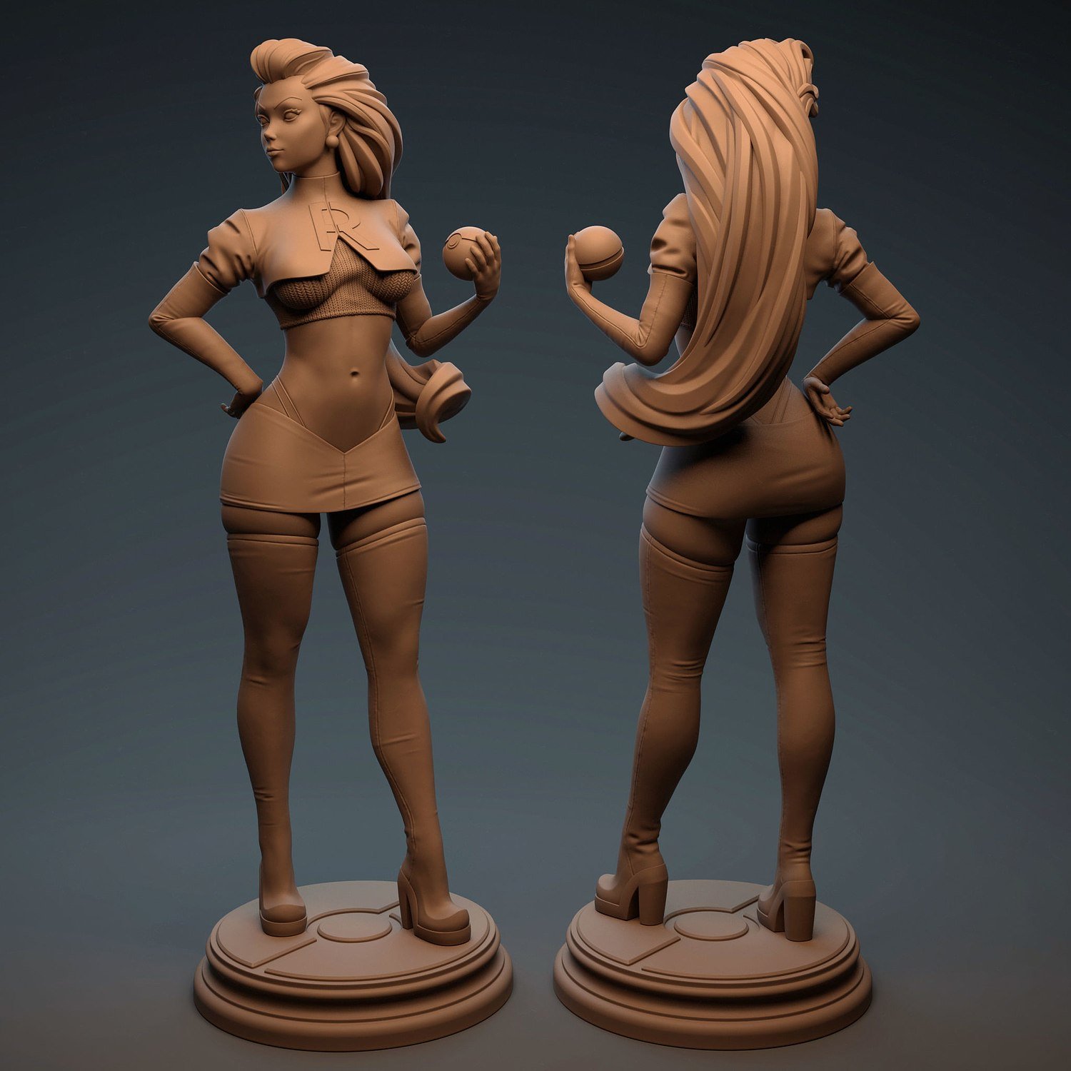 Jessie From Pokemon STL FILE 3D model