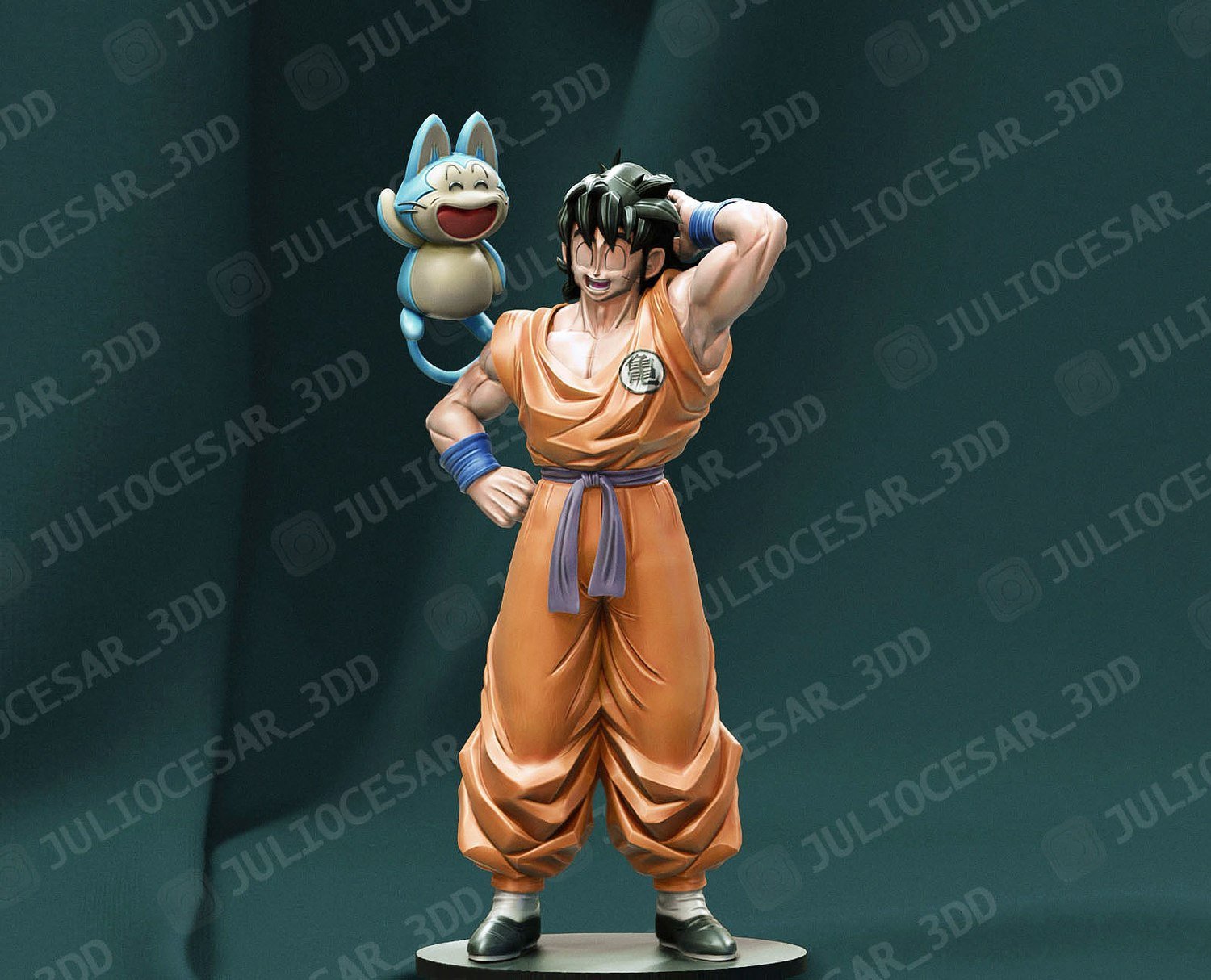 Yamcha From DragonBall STL FILE 3D model