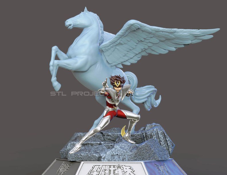 Saint Seiya Pegasus STL FILE 3D model