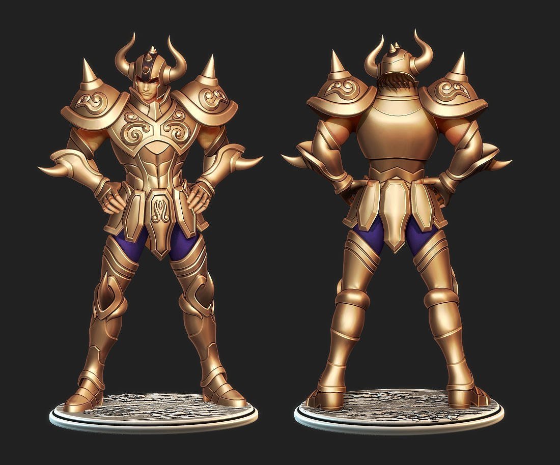 Saint Seiya Aldebaran Taurus STL FILE 3D model