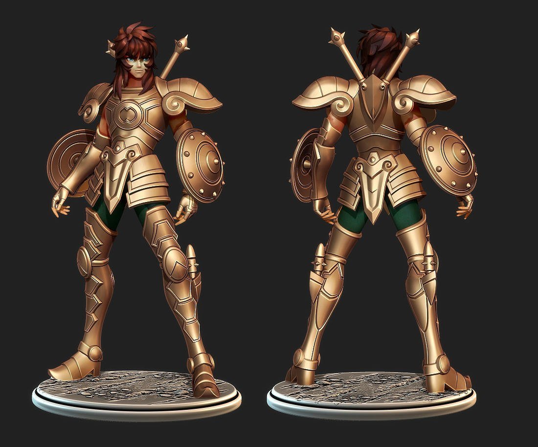 Saint Seiya Dohko Libra STL FILE 3D model