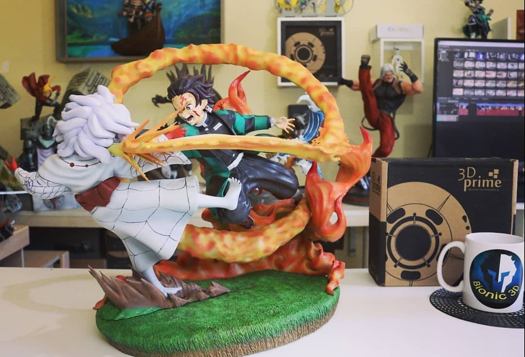 Tanjiro and Rui STL FILE 3D model