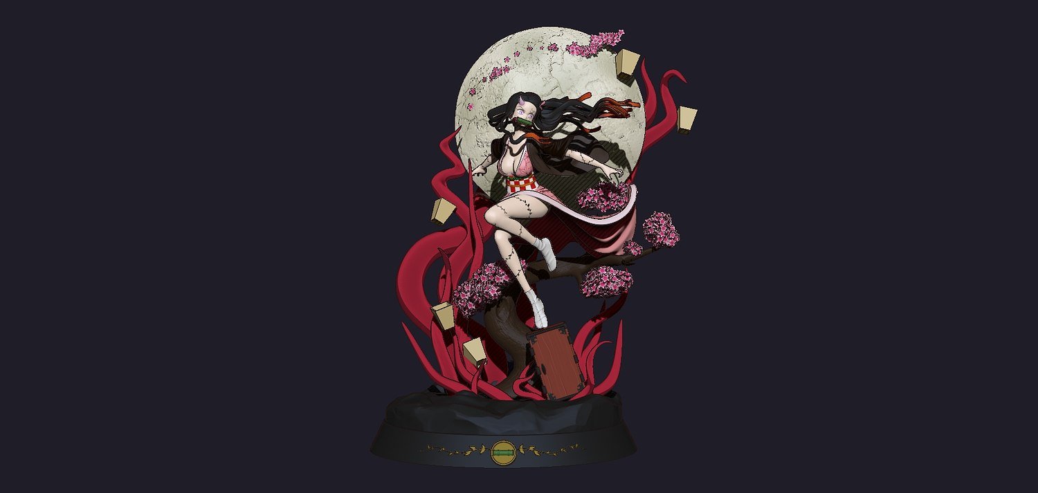 Nezuko STL FILE 3D model