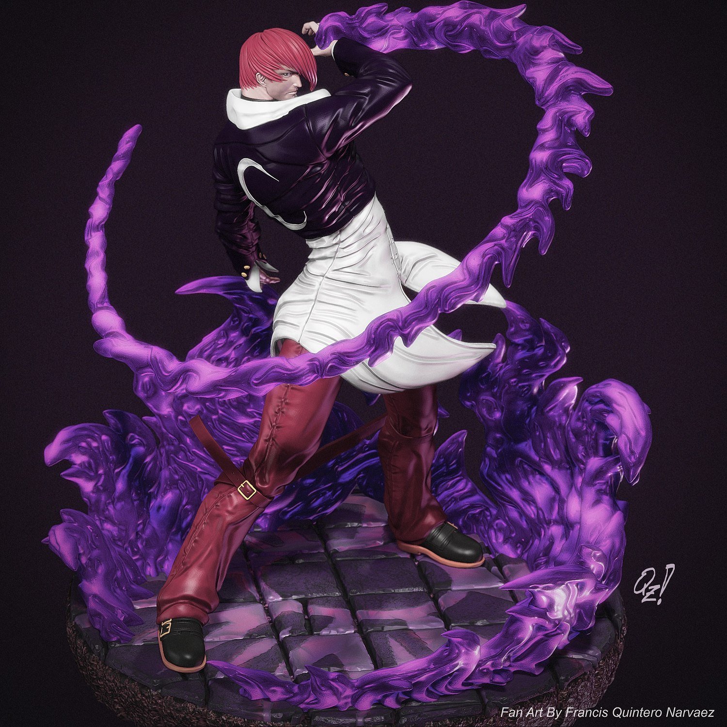 Iori Yagami from The King of Fighters