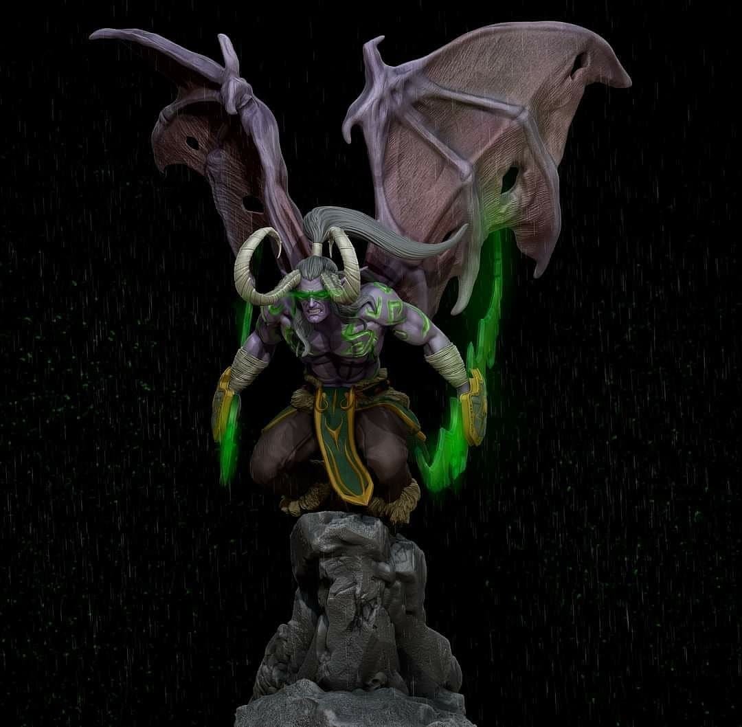 Illidan Stormrage from Warcraft