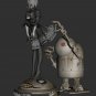 2B and Robot Diorama