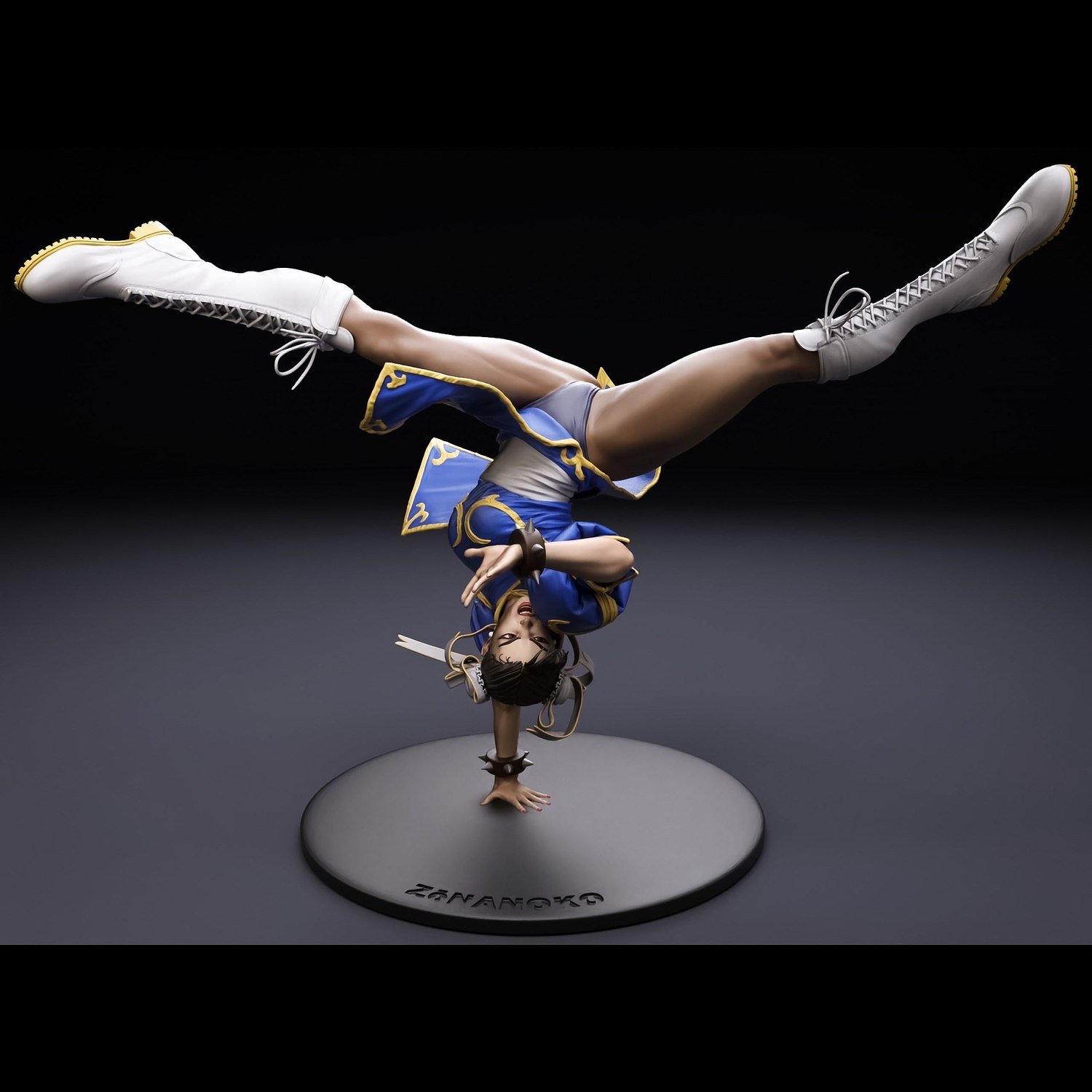 Chun-Li Spinning Bird Kick Fan Art