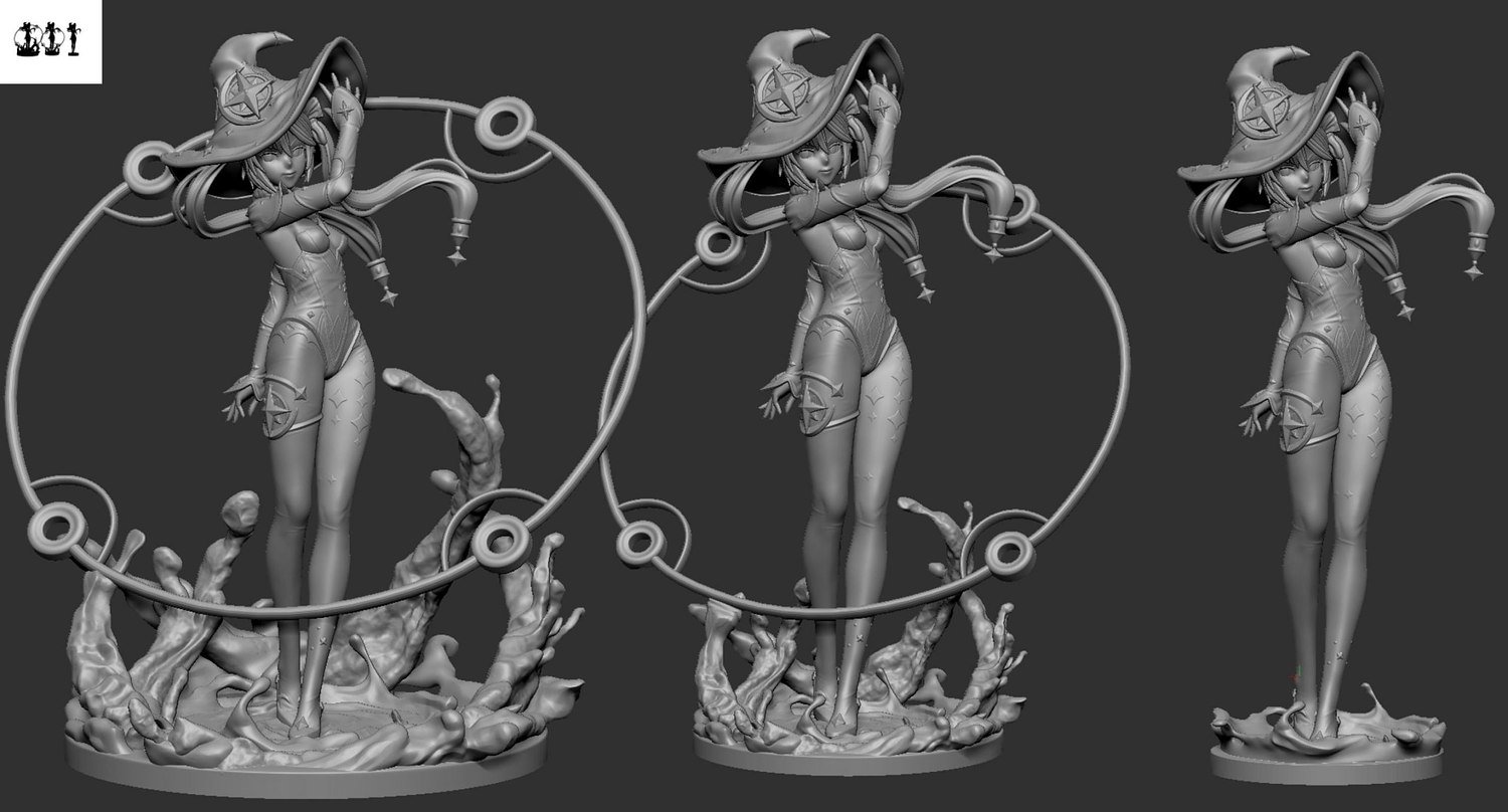 Mona Pose 2 from Genshin Impact