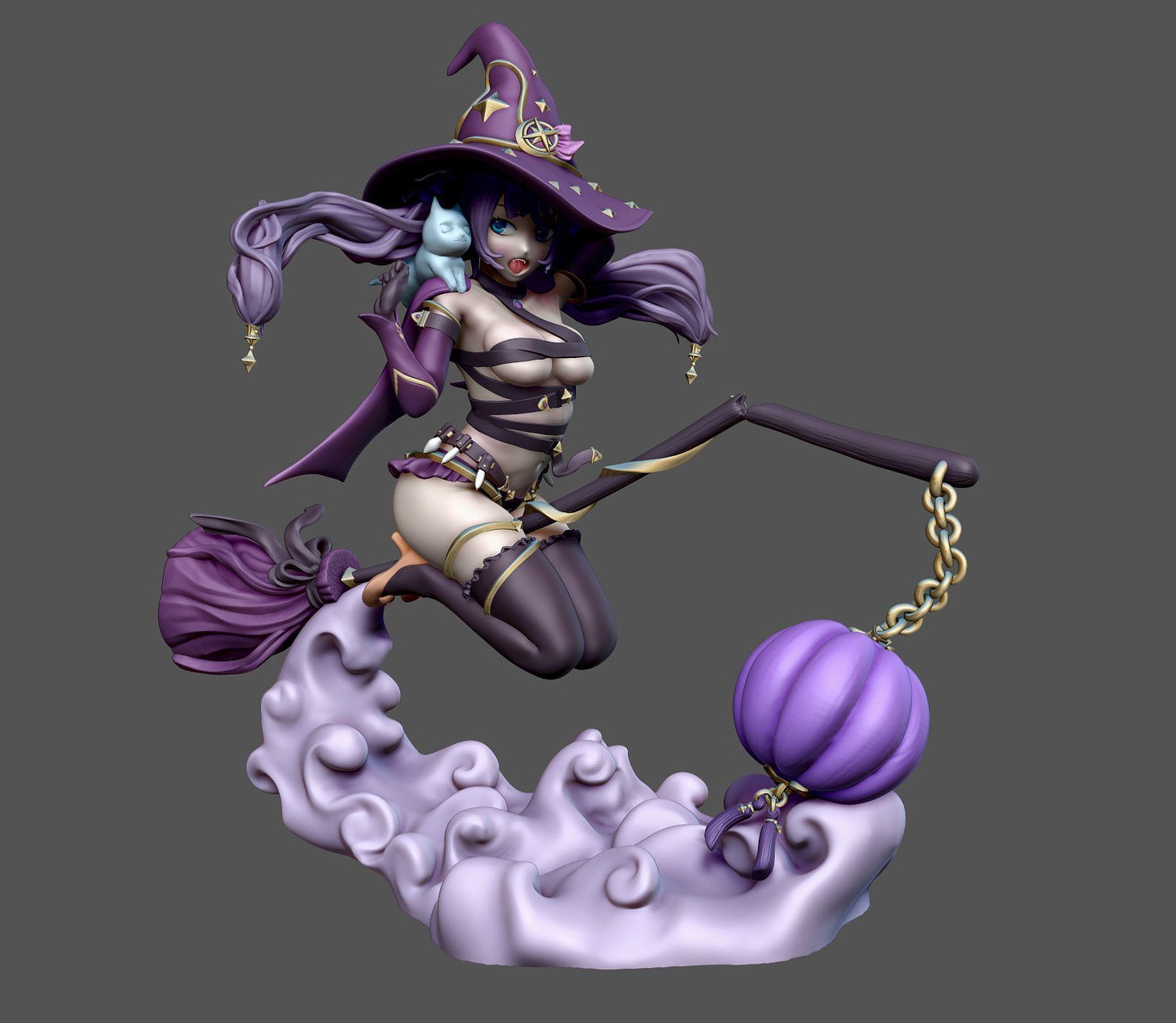 Mona Pose 1 from Genshin Impact
