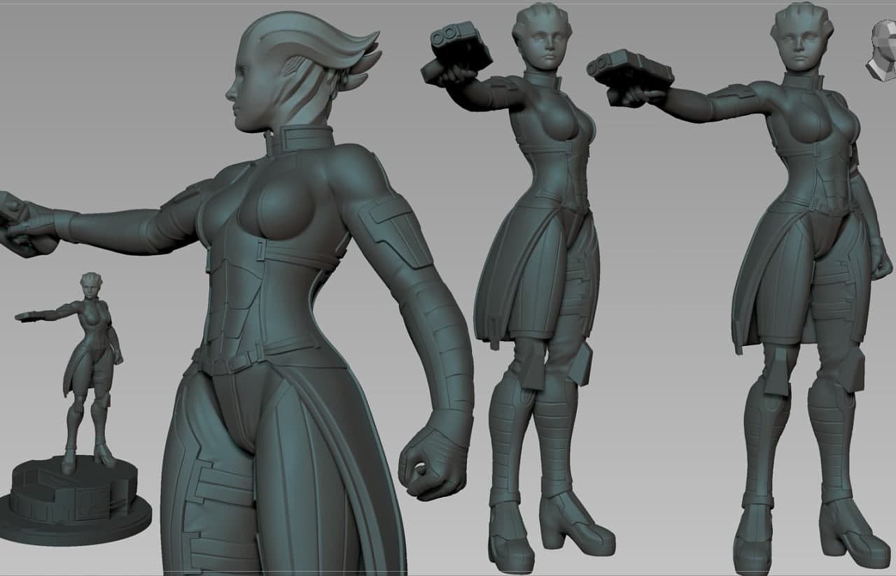 Liara T'Soni From Mass Effect
