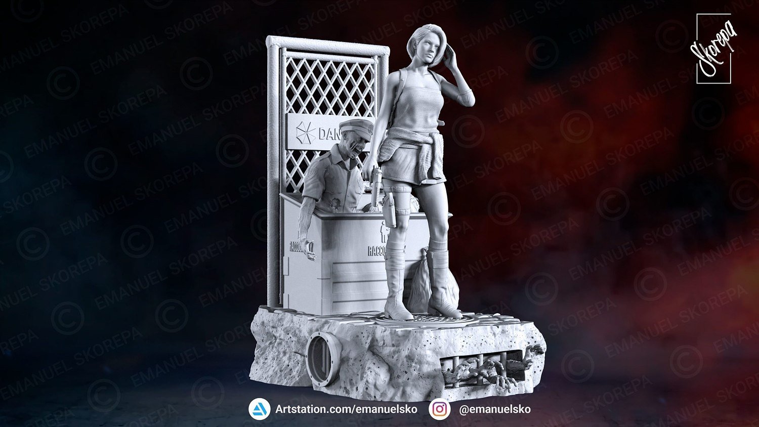 Jill Valentine from Resident Evil Version 2