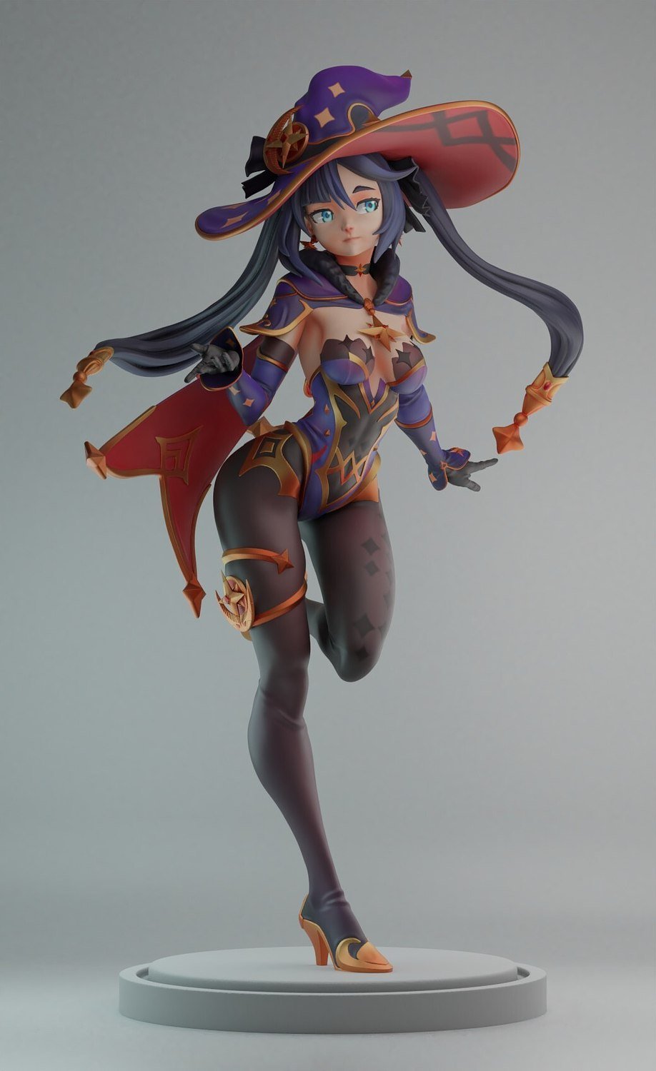 Mona Pose 3 from Genshin Impact