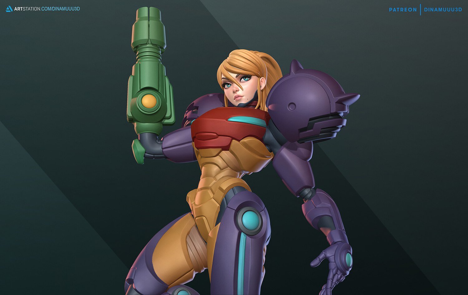Samus Aran Gravity Suit From Metroid