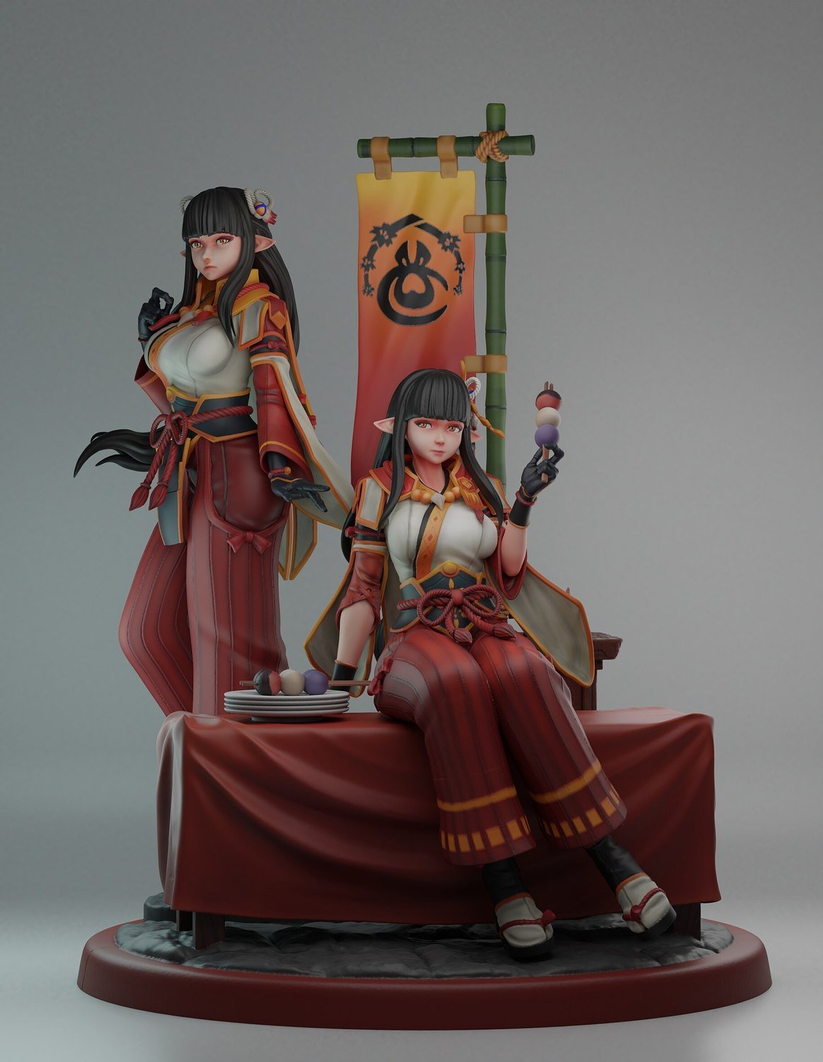 Hinoa and Minoto From Monster Hunter