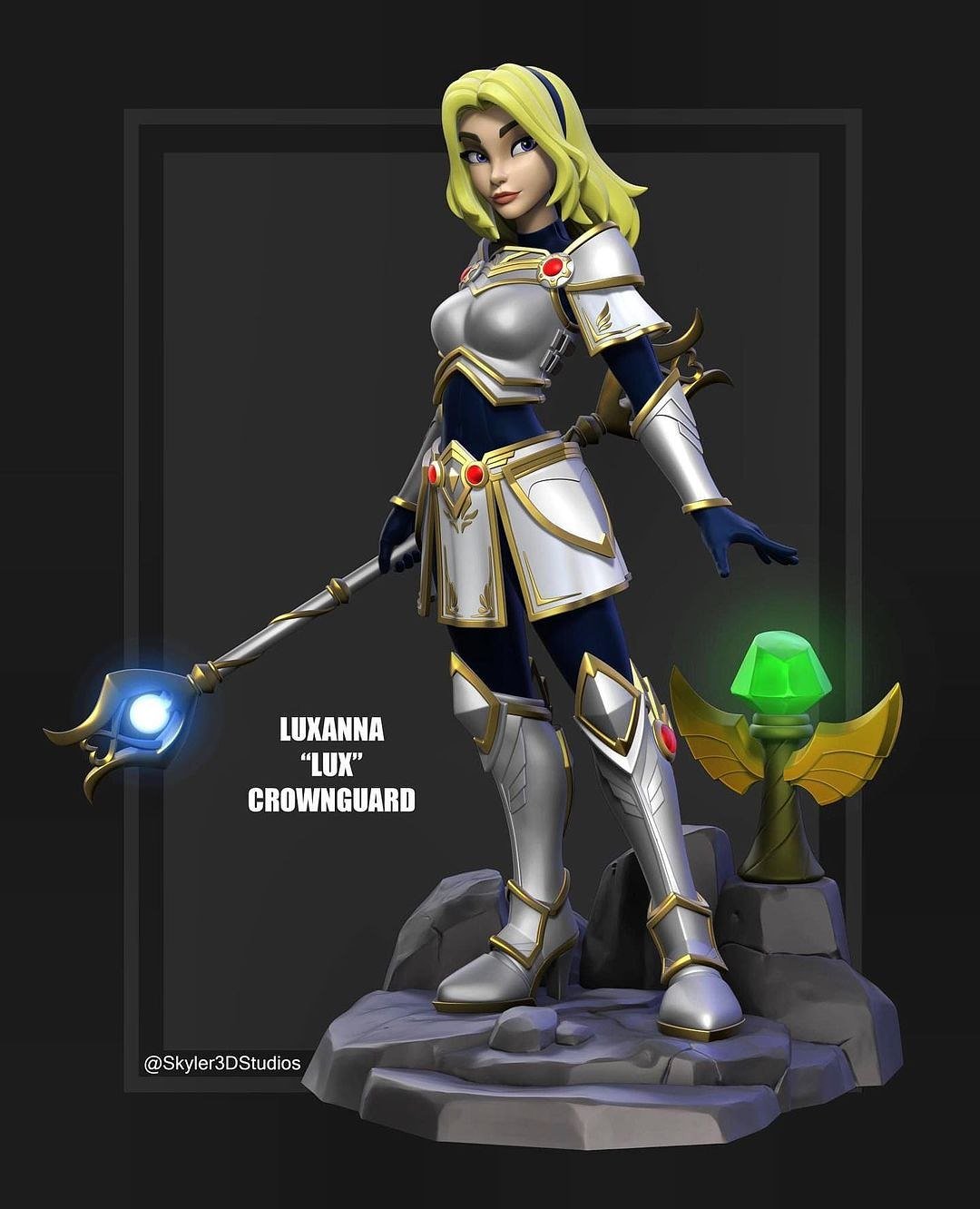 Lux Classic Skin Stylized From League of Legends