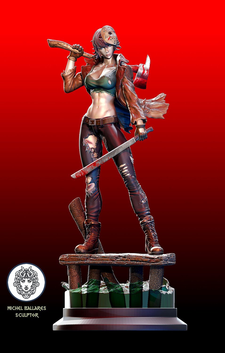 Jason Female Fanart STL file