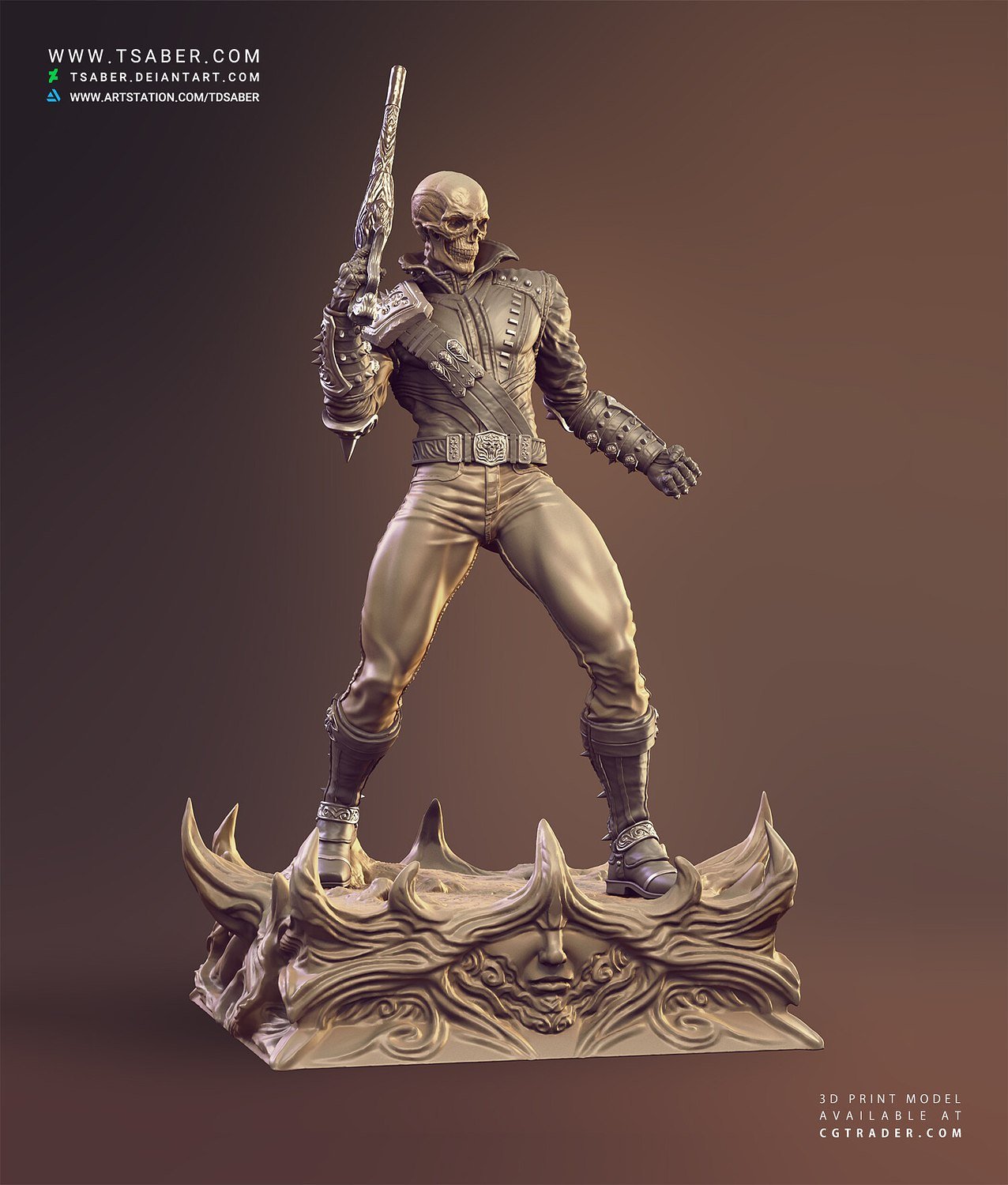 Ghost Rider Fanart STL file