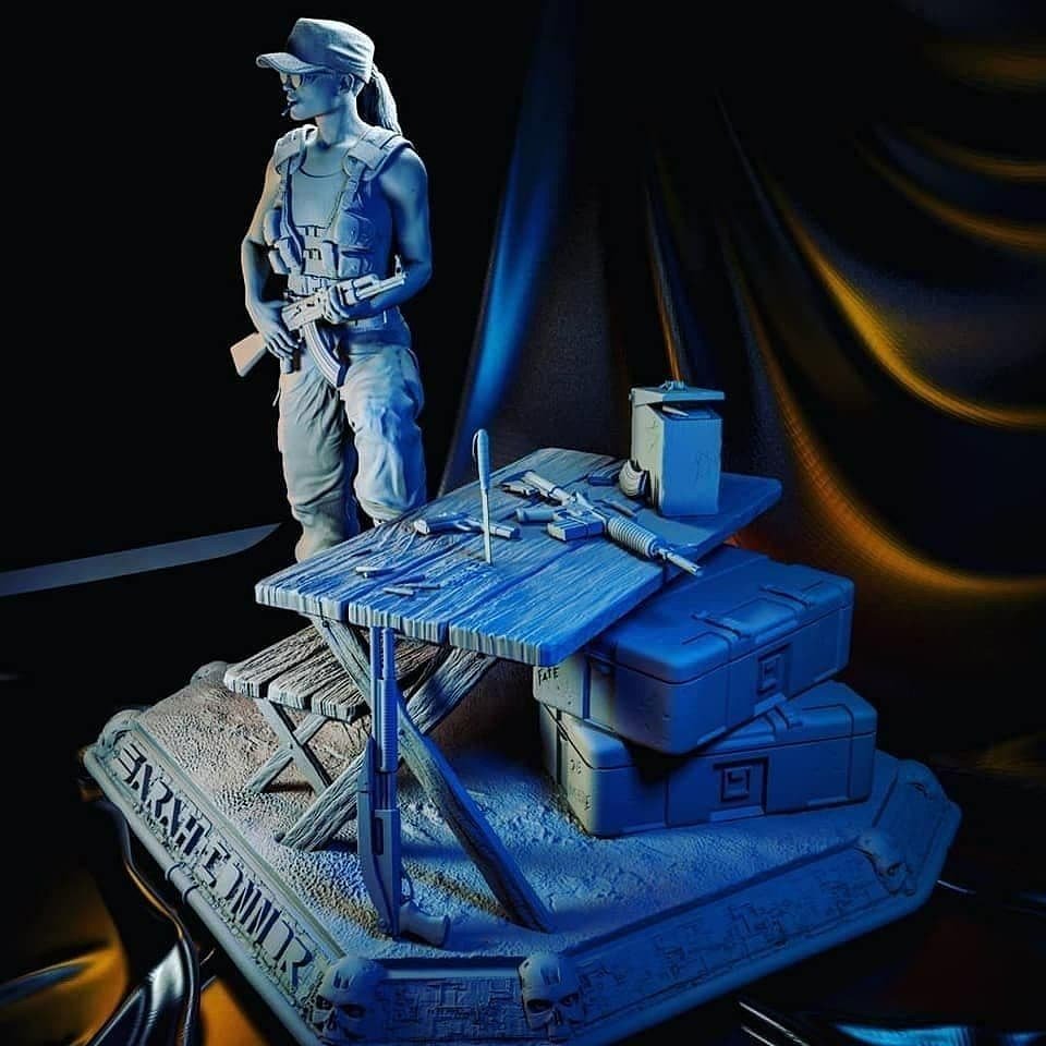 Sarah Connor From The Terminator STL file