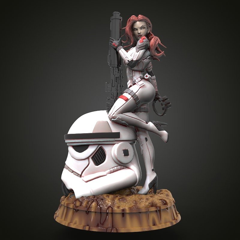 Starwars Sexy Version 7 STL file