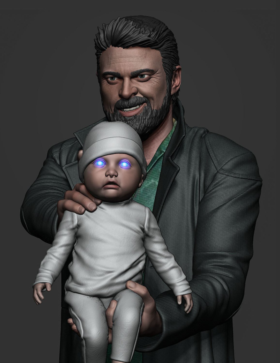Karl Urban - Butcher and Baby Bust from The boys STL file