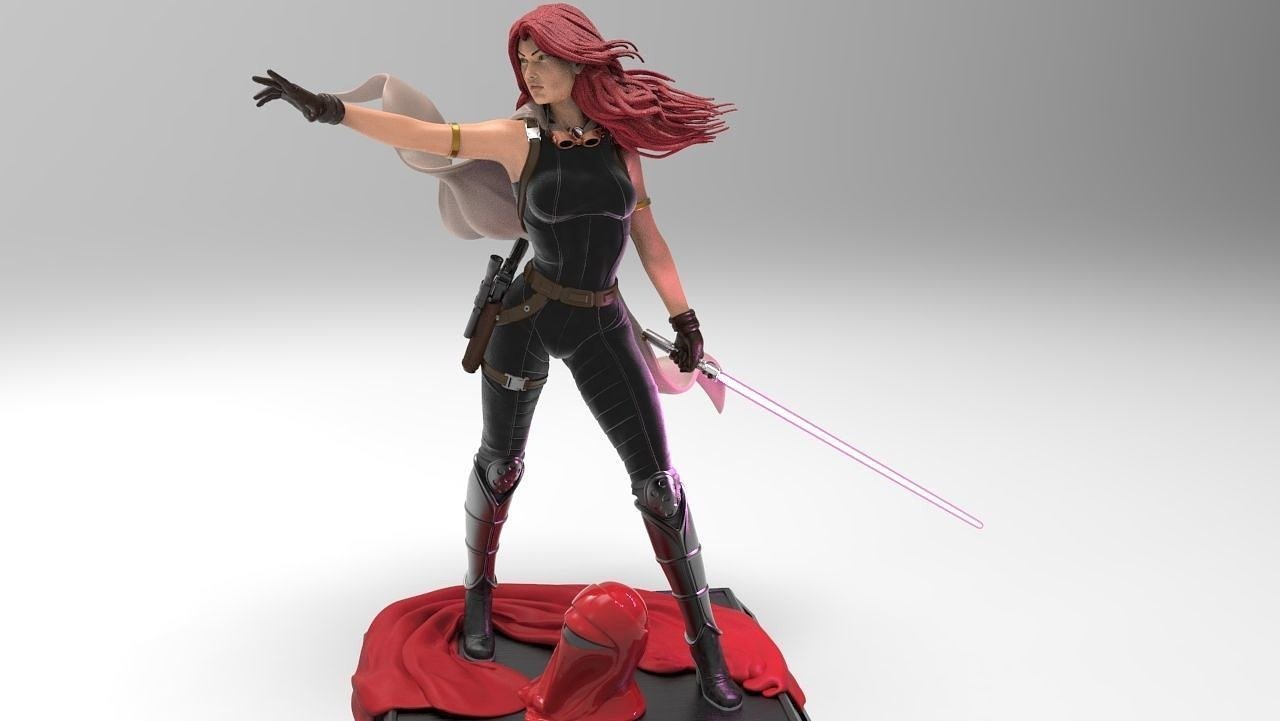 Mara Jade From Star Wars STL file