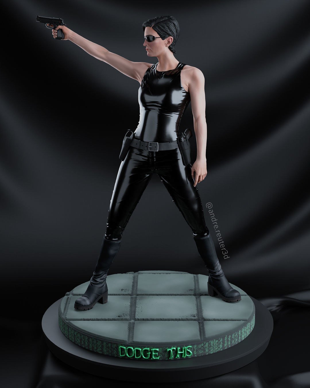 Trinity From The Matrix STL file