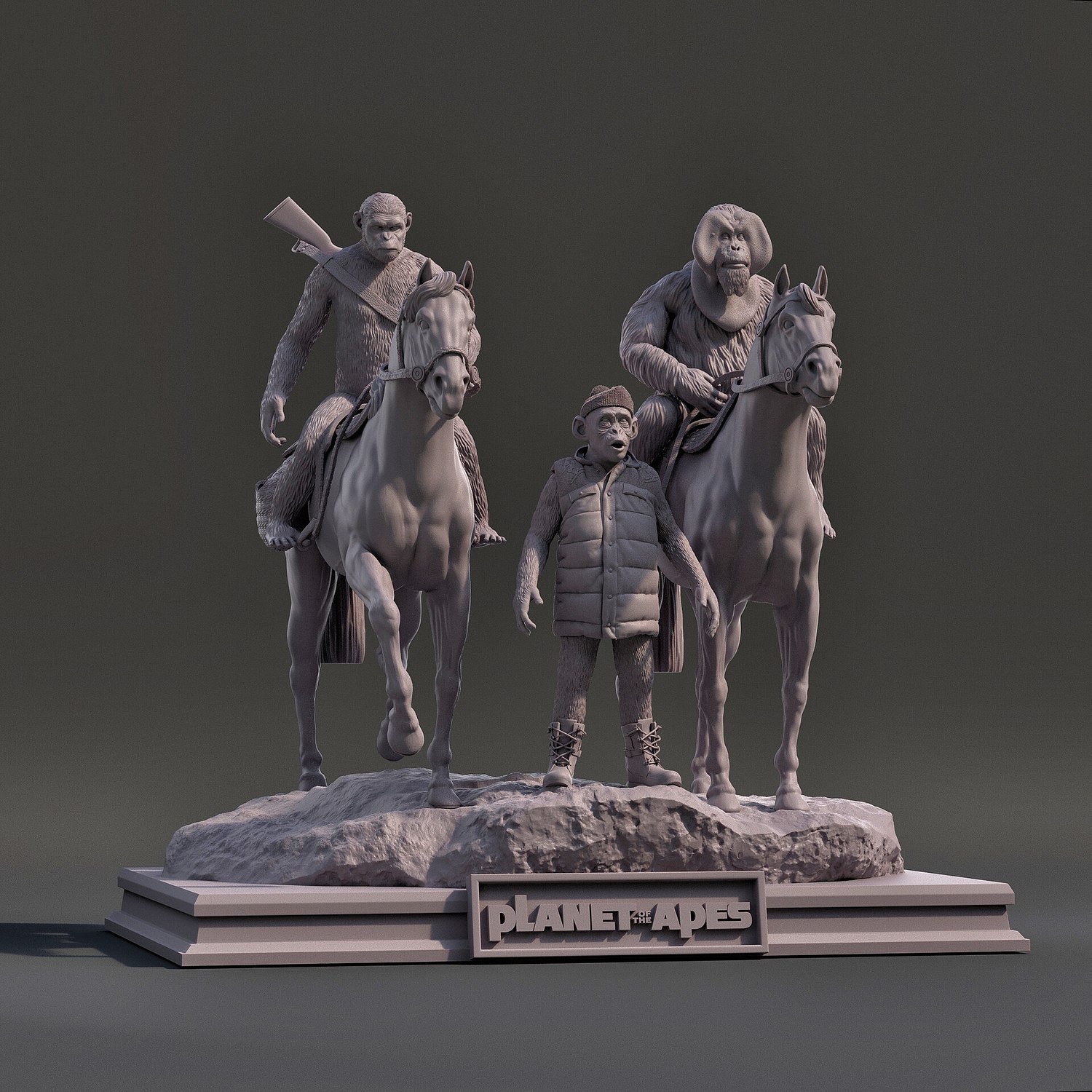 Planet of the Apes Fanart STL file