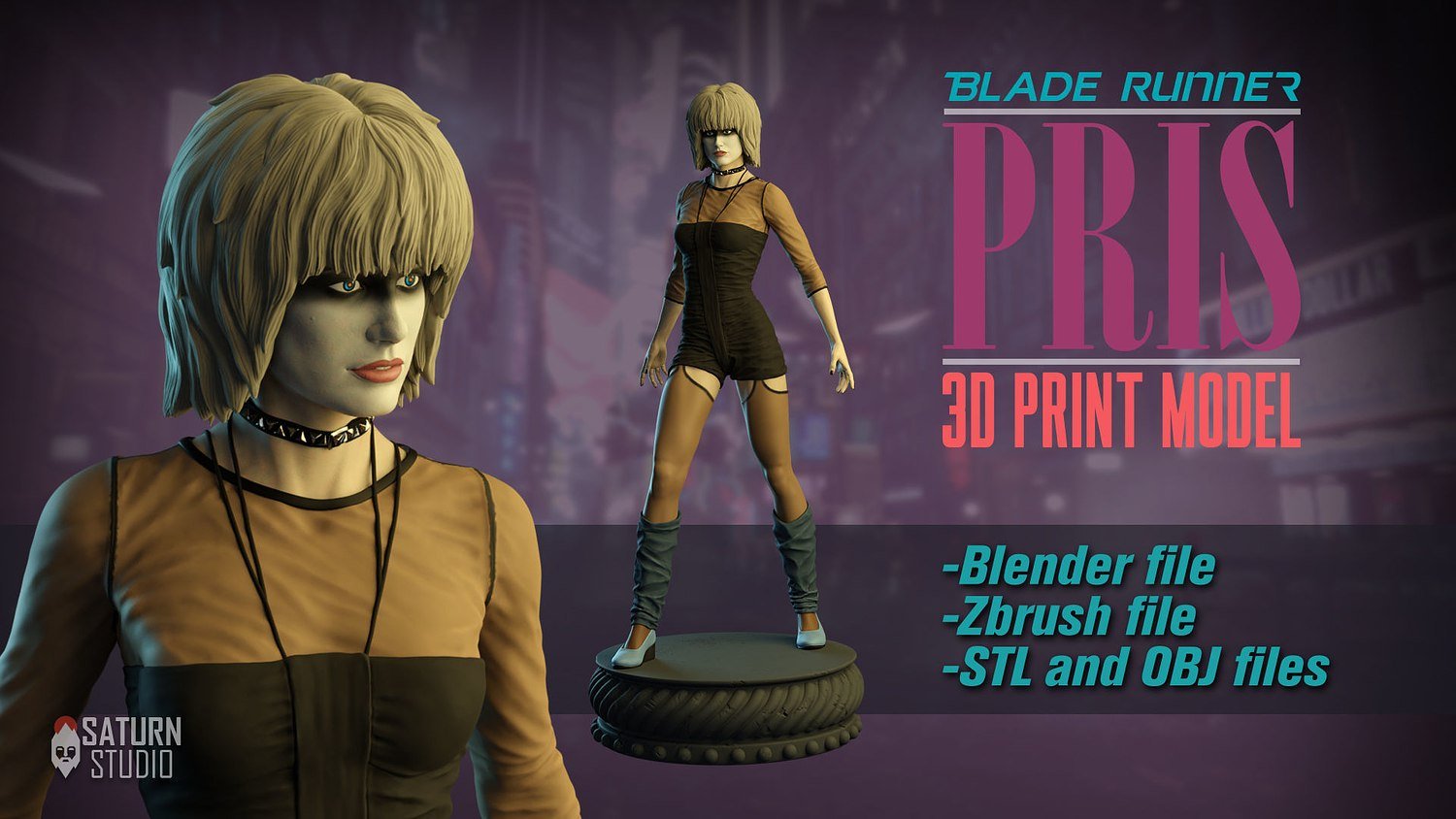 Pris From Blade Runner STL file