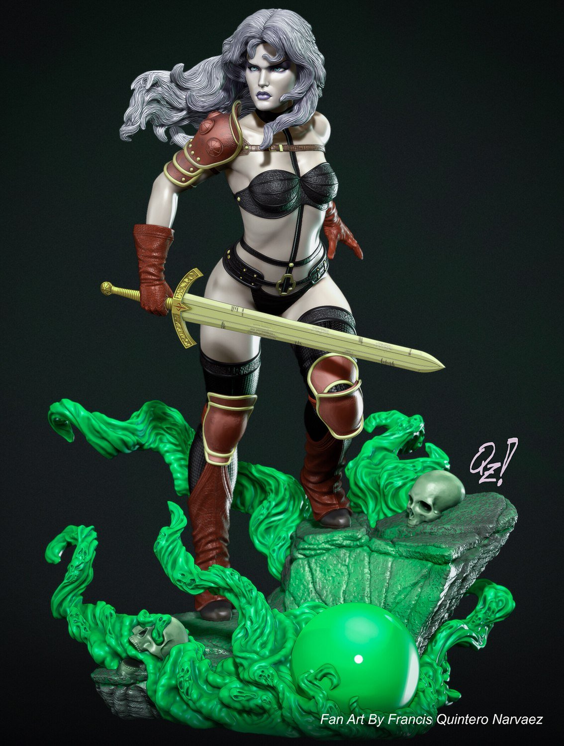 Taarna From Heavy Metal STL file