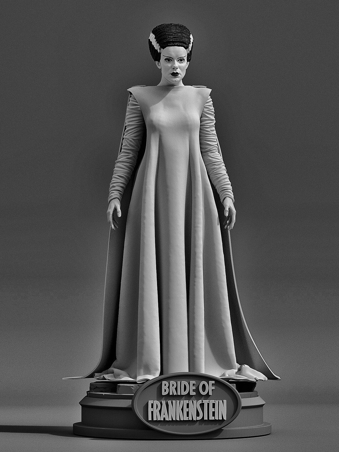 Bride of Frankenstein From Classic Monsters STL file
