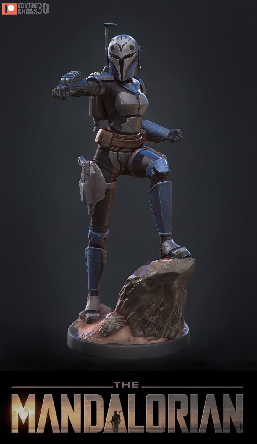 Bo Katan Kryze from Star Wars STL file