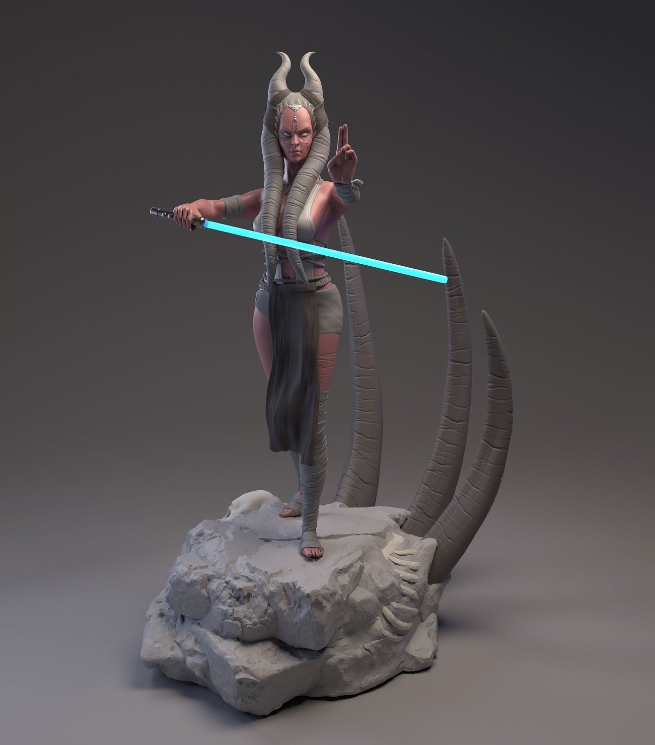 Shaak Ti Classic Outfit from Starwars STL file