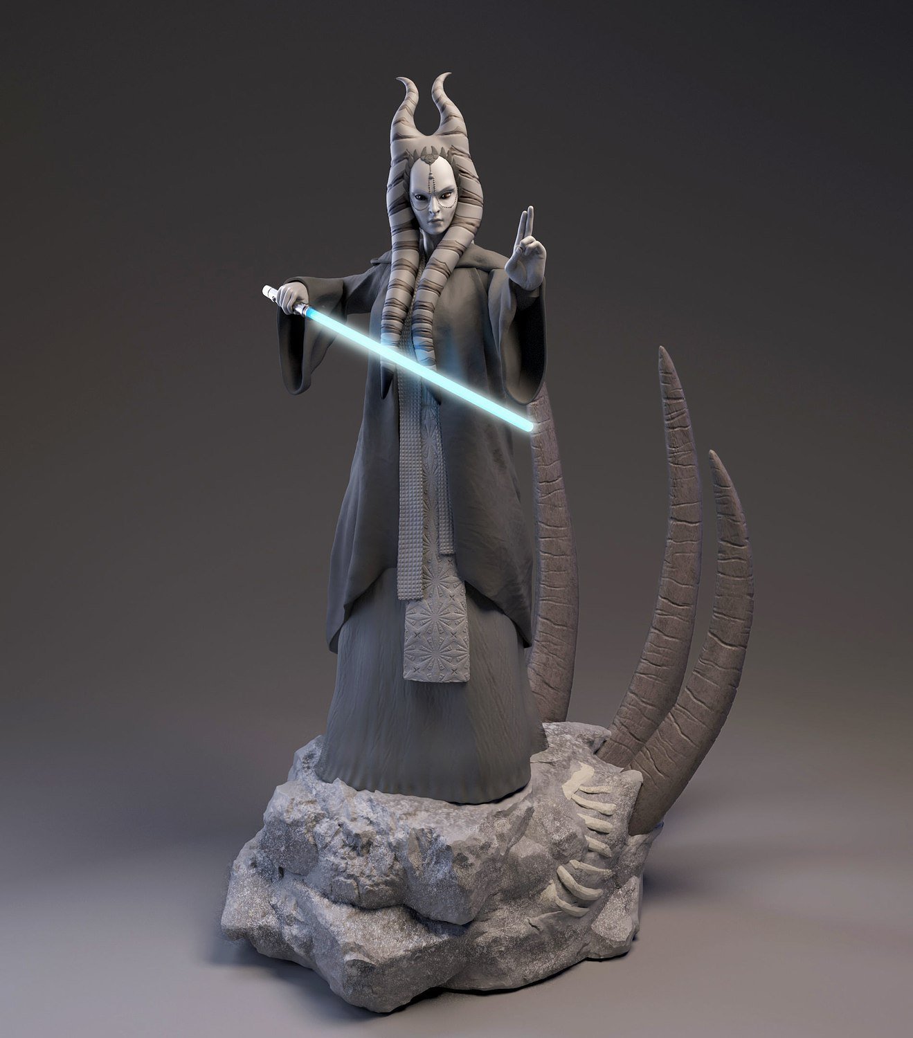 Shaak Ti Full Outfit from Starwars STL file