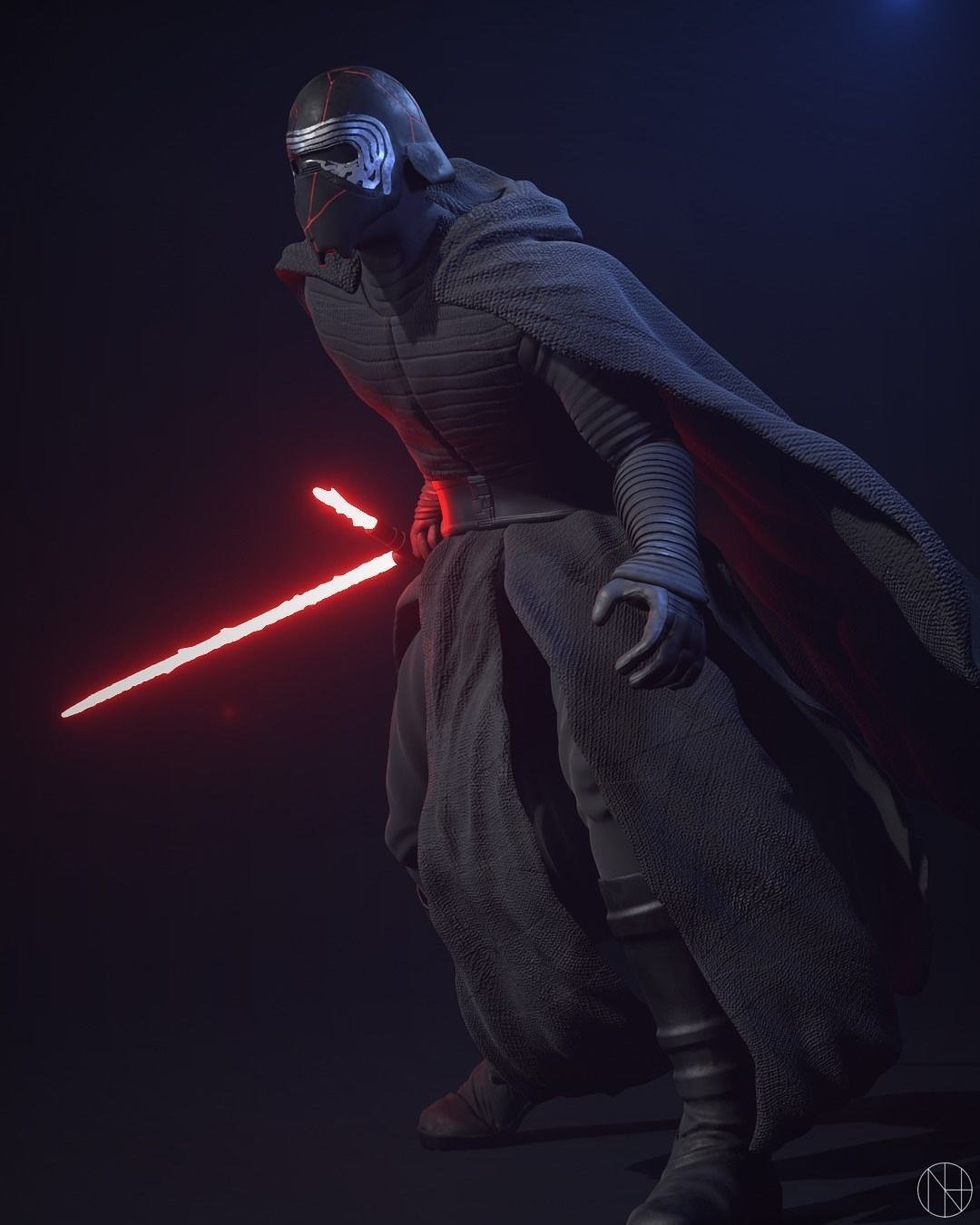 Kylo Ren V2 from Starwars STL file